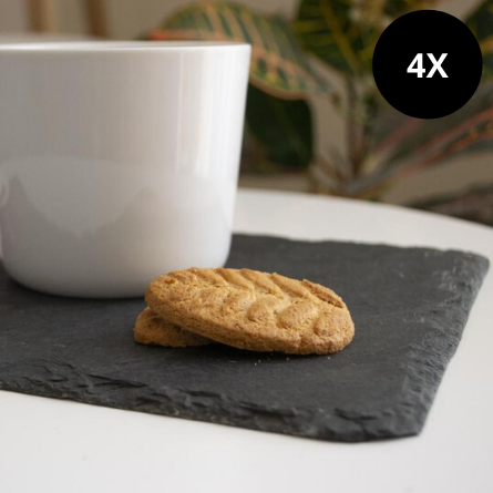 Set piatti in ardesia Rustic nero